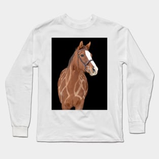 Giraffe horse Long Sleeve T-Shirt